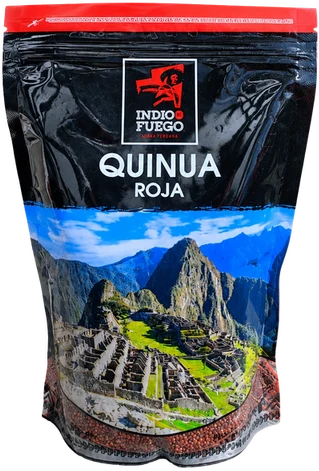 Bolsa de Quinua Roja con banda de Machu Picchu